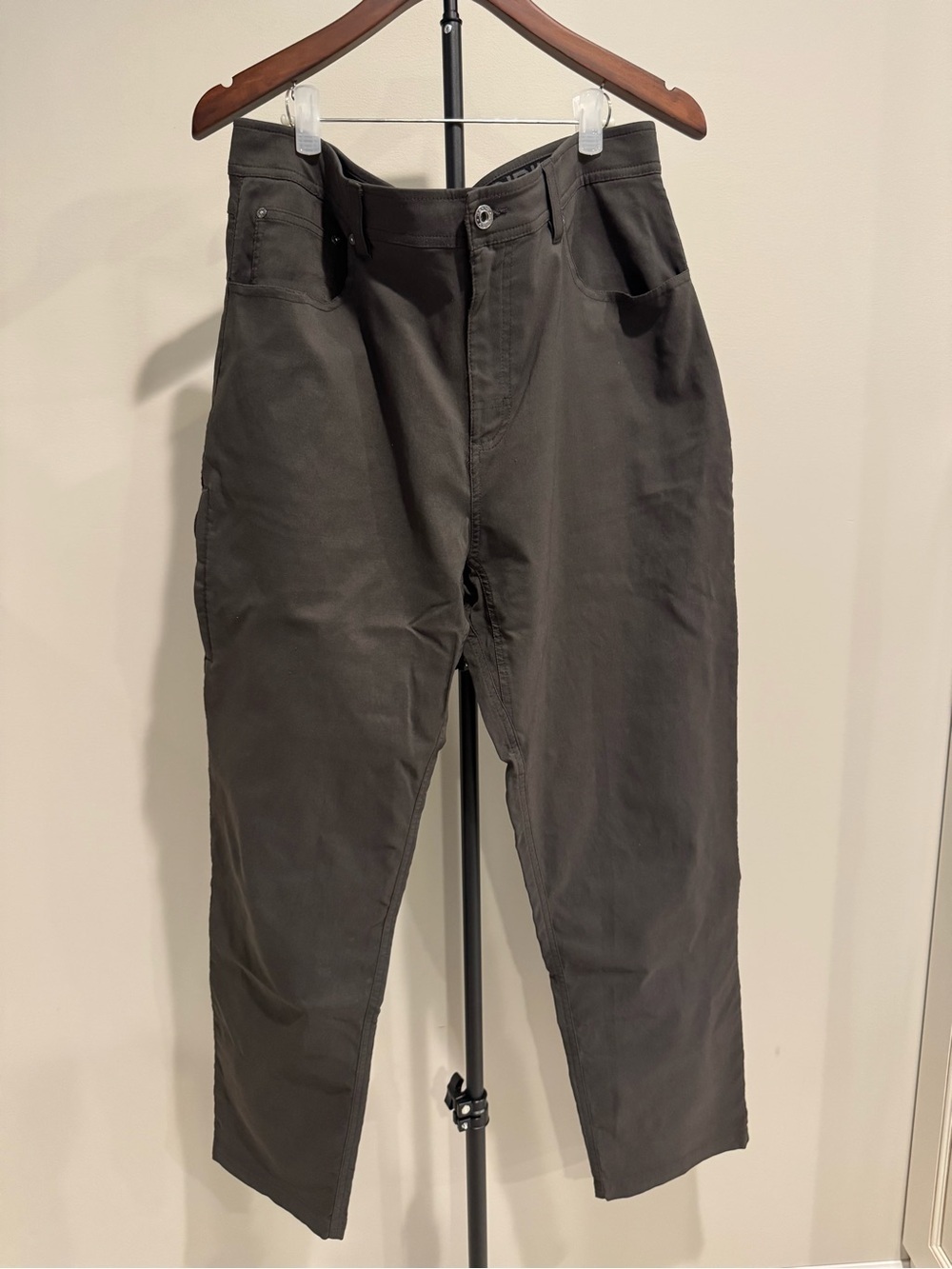 Gerry Mens Dark Gray Performance Pant 36x32 Golf Outdoors Hiking Lightweight